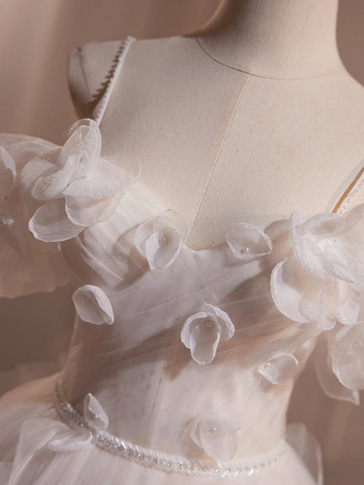 Quinceanera Dress A-Line Off Shoulder White Long Prom Dress