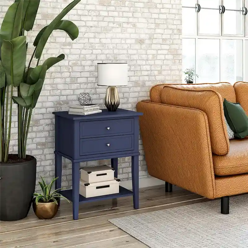 Accent Table with 2 Drawers