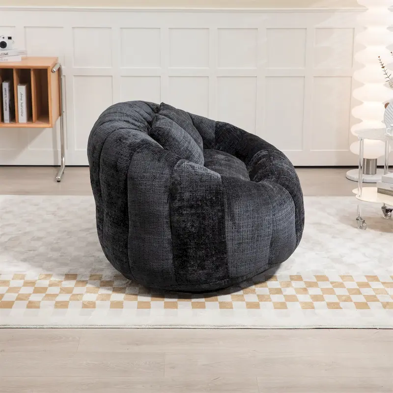 Chenille Bean Bag Chair Lazy Sofa