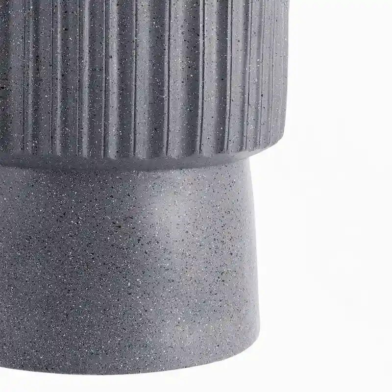 Kline 19  Modern Art Deco Tambour Accent Table , by JONATHAN Y