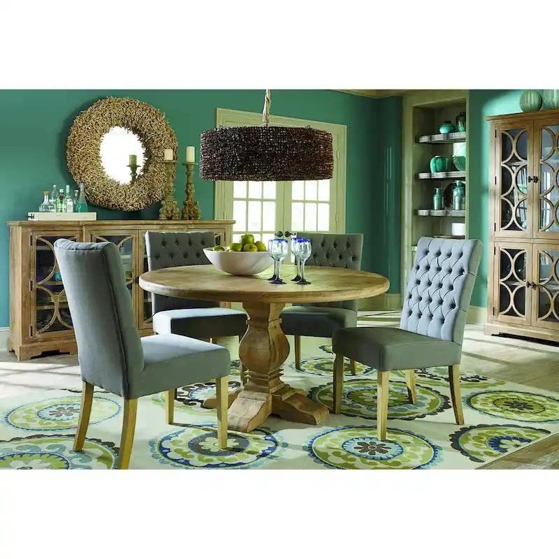Pengrove Round Mango Wood Dining Table