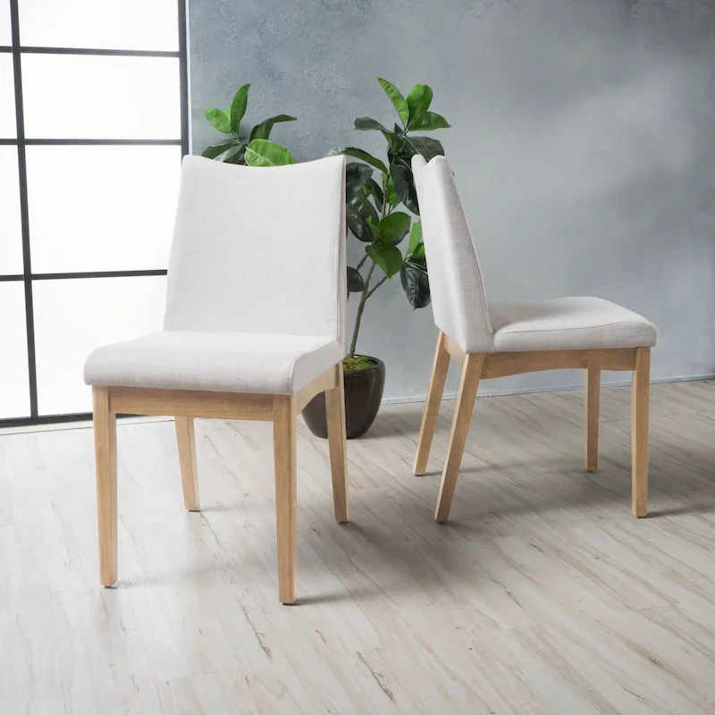 Mid-Century Fabric Dining Chair