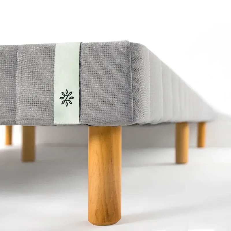 GOOD DESIGN Winner Grey Metal Mattress Foundation, 11 Inch Platform Bed