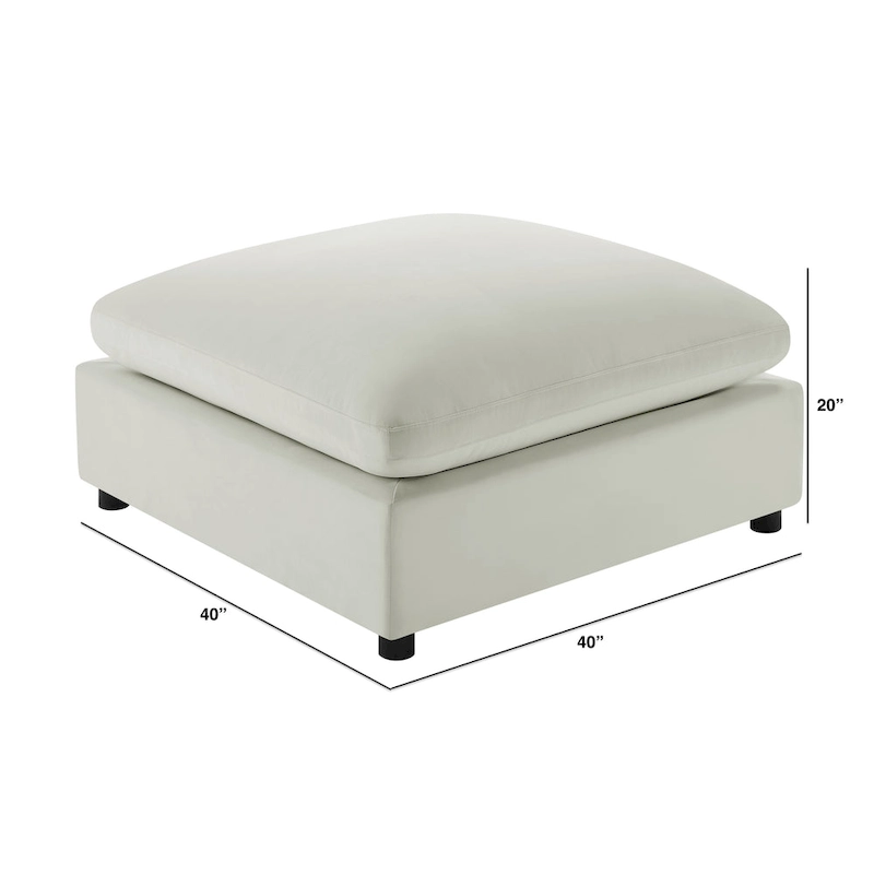 Cambrai 40 in. Square Ottoman by Greyson Living