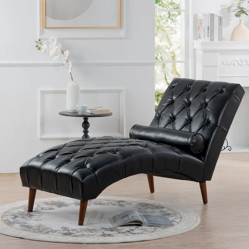 62W Upholstered Chaise Lounge