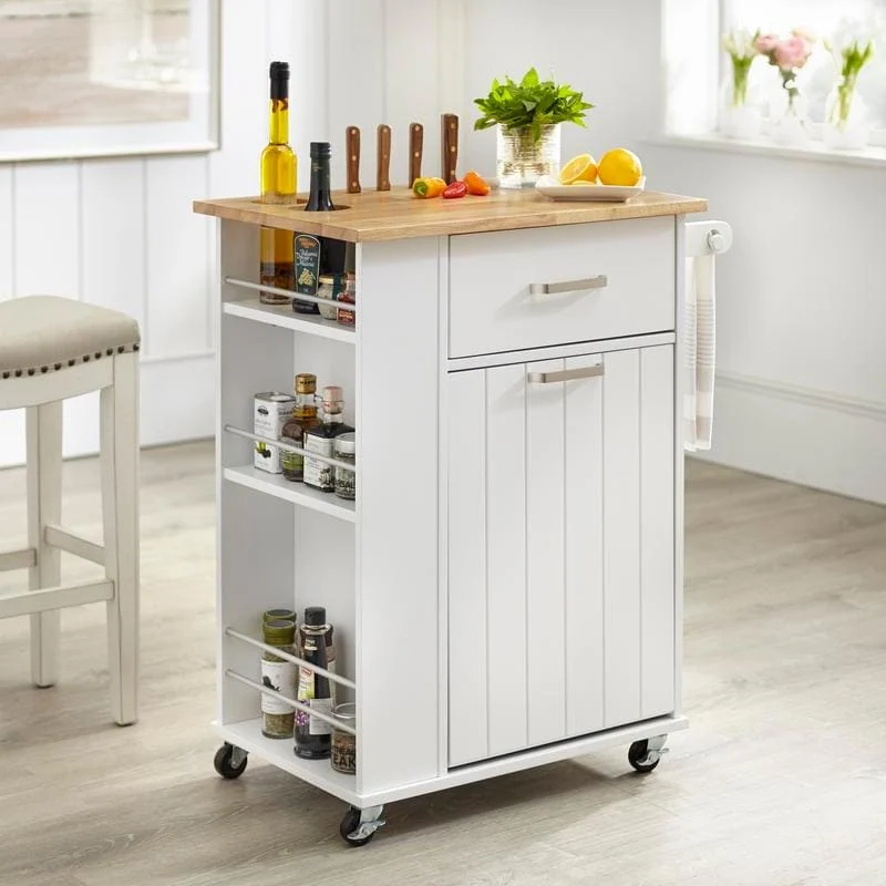 Simple Living Lima Rolling Kitchen Cart