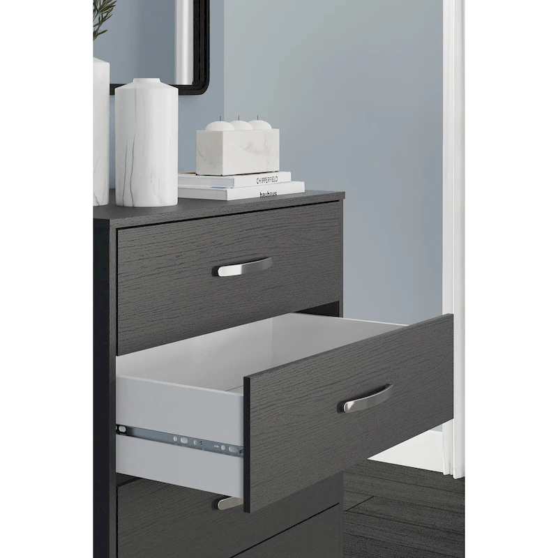 Signature Design by Ashley Finch 5 Drawer Wooden Dresser