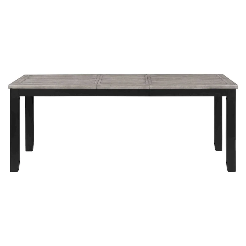 Centera Grey and Black 7-Piece Dining Table Set
