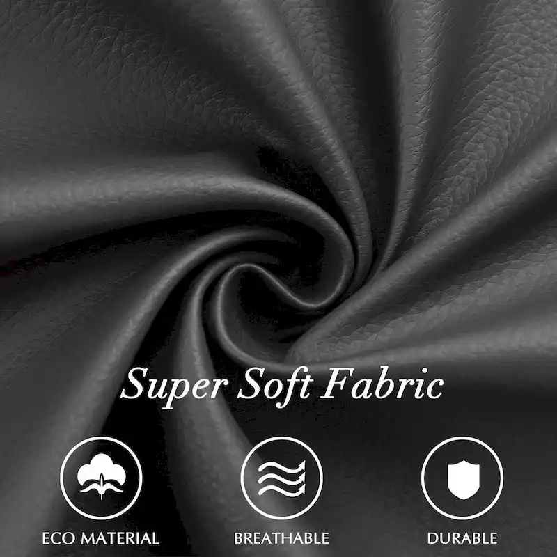 Subrtex(Set of 2)Faux Leather Parsons Upholstered Dining Chair