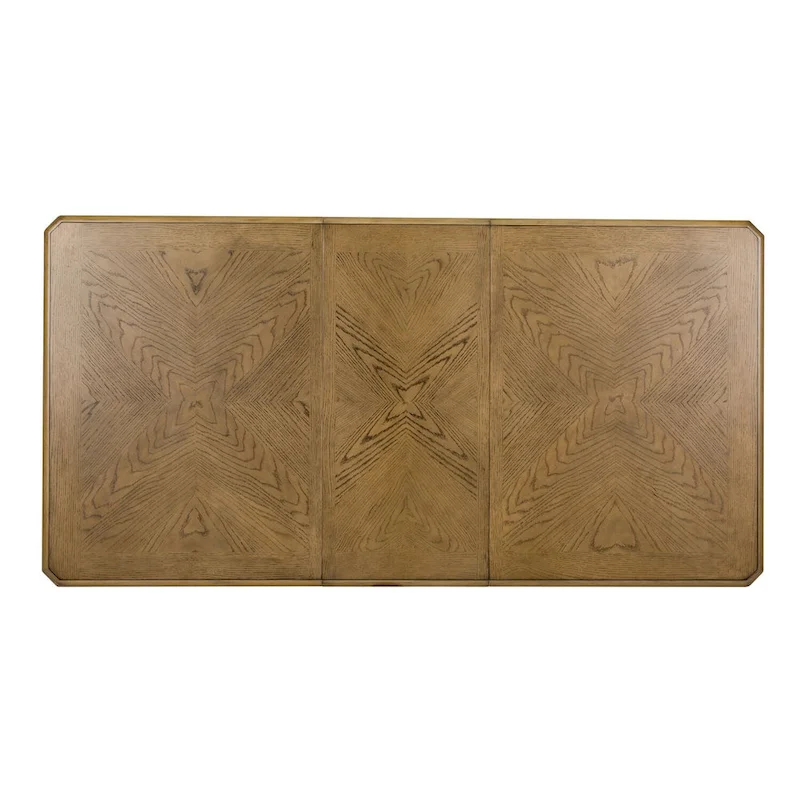 The Gray Barn Cumberland Creek Nutmeg & White Rectangular Leg Table