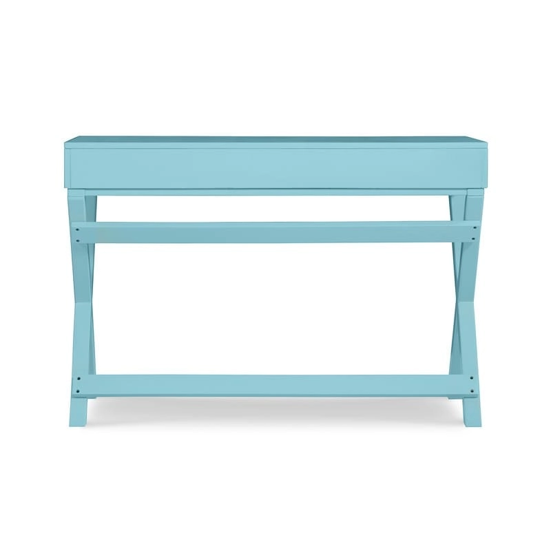 Poppy X-Frame Writing Desk with Drawers
