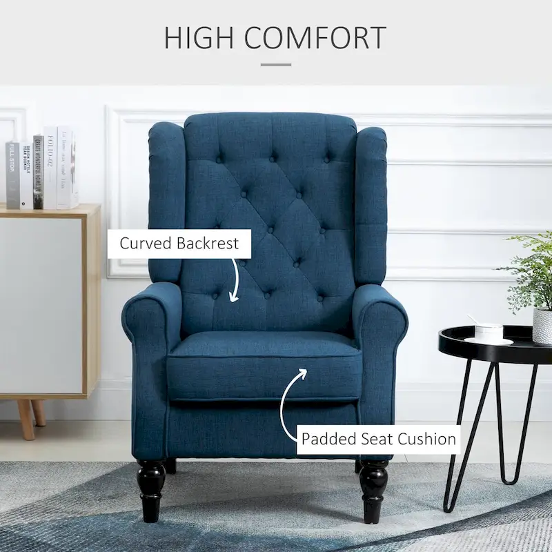 Accent Chair with High Wingback