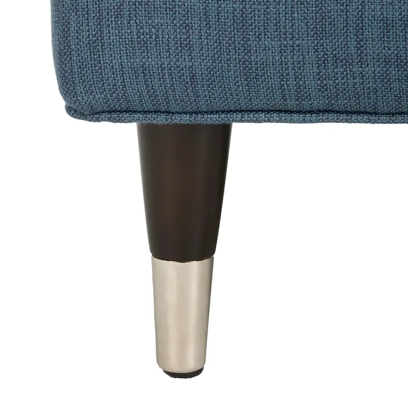 Transitional Club Chair with Nailhead Trim - 29W x 34D x 31.5H - Espresso Legs with Casters