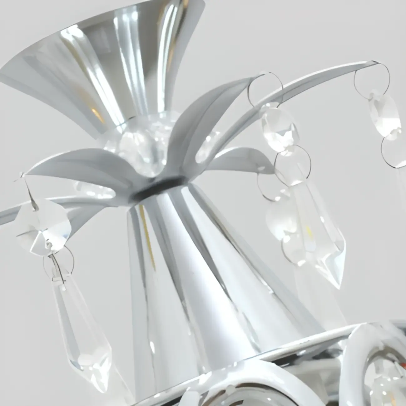 Elegant Cylinder Crystal Kitchen Island Pendant Light with Spotlight