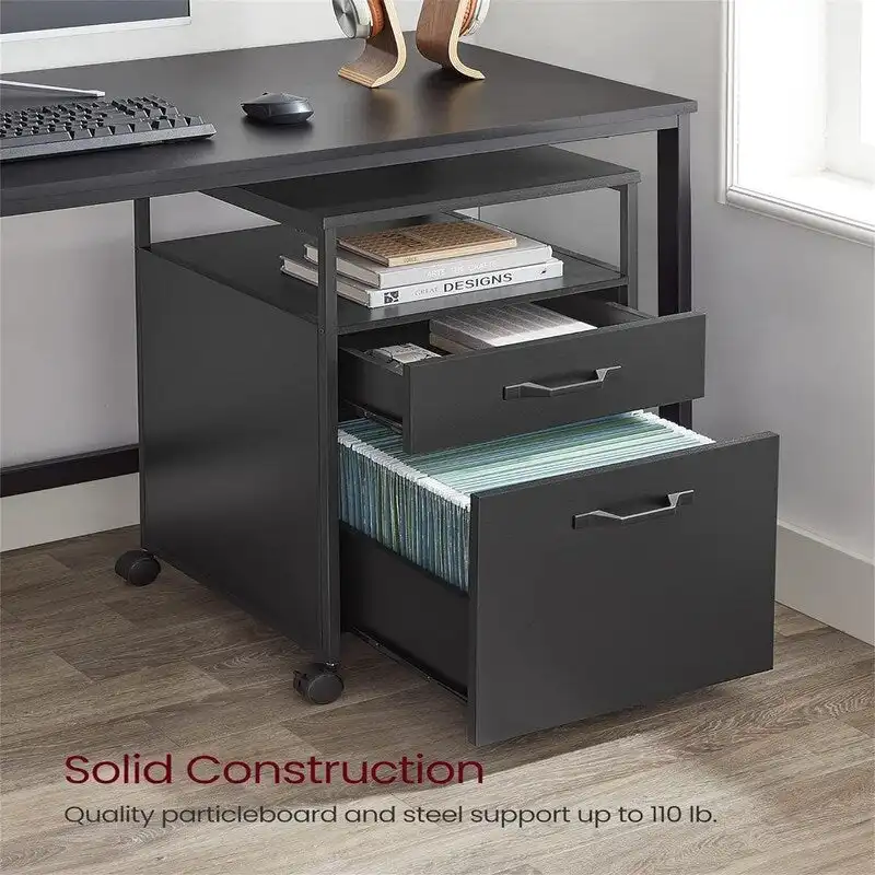 Mobile Filing Cabinet with Wheels