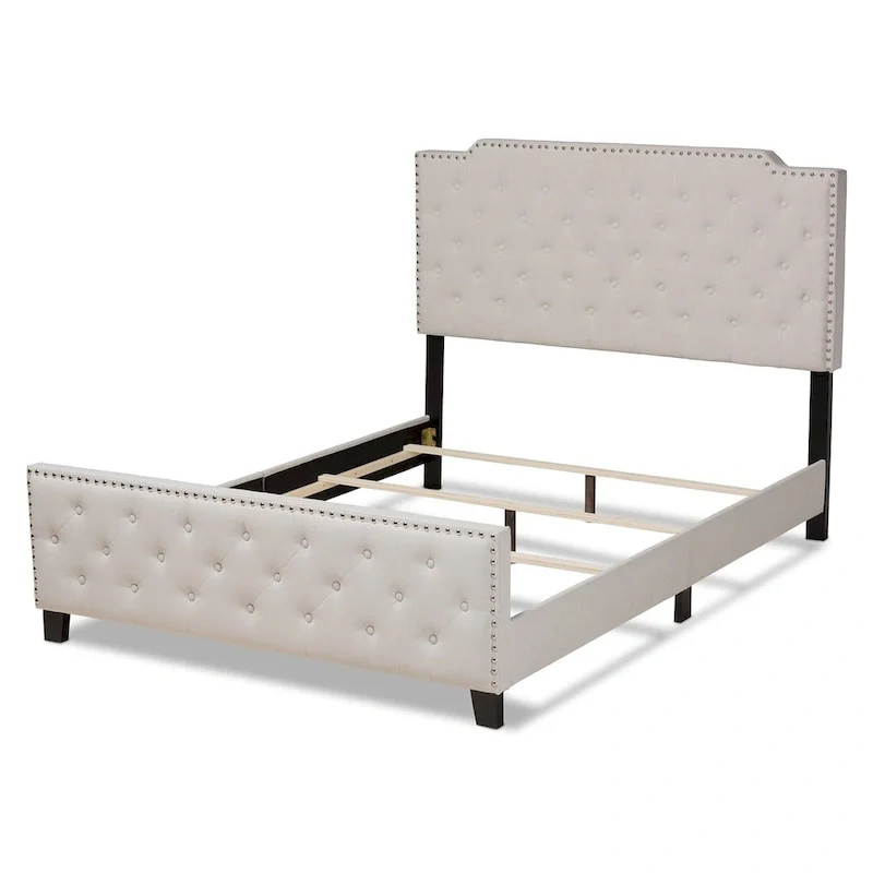 Copper Grove Enzers Upholstered Button-tufted Panel Bed
