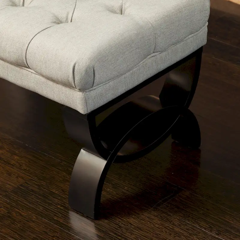 Scarlette Tufted Fabric Ottoman Bench by Christopher Knight Home - 41.00 L x 17.25 W x 16.75 H