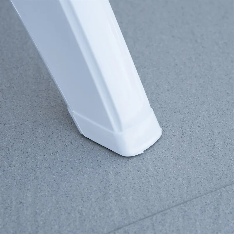 Outsunny Round Plastic Patio Table with Umbrella Hole,Dining Table