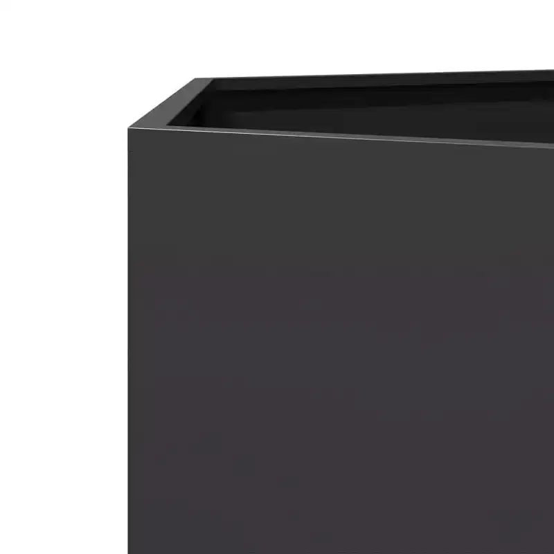 vidaXL Garden Planter Black Steel Large Durable Garden Planter