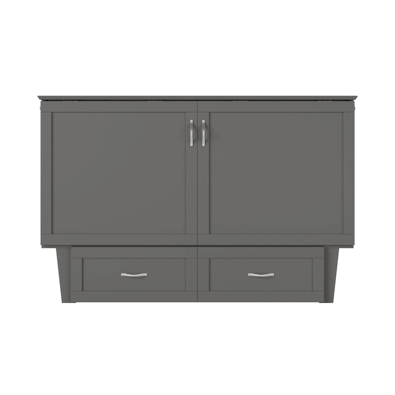 Chelsea Queen Murphy Bed Chest with Mattress