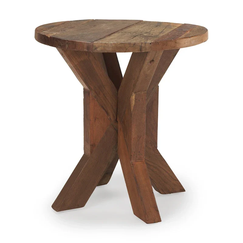 Brown Wooden End Table - 25.8