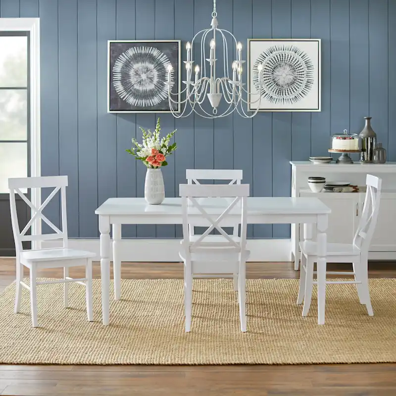 Simple Living 5-piece Albury Cross Back Dining Set