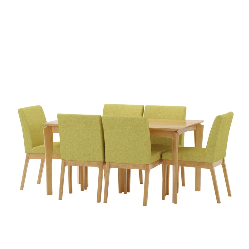 Atherton Wood 7 Piece Dining Set