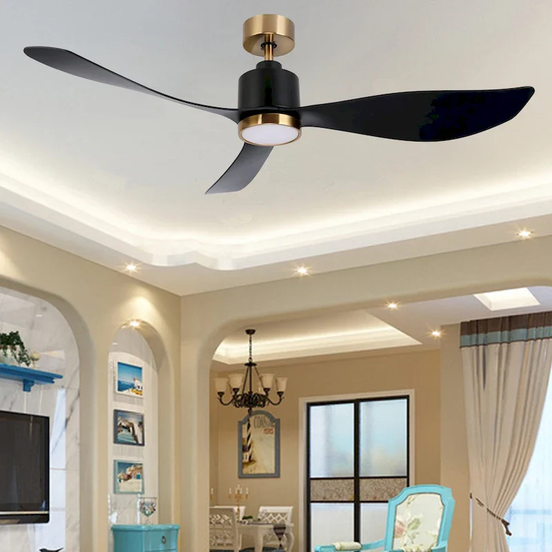 OVIOS Elegant 52-inch 2-in-1 Ceiling Fan Light with Remote Control
