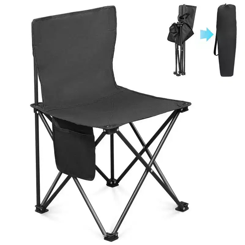 Karl Home 4 Pack Steel Portable Camping Chairs With Carrying Bags