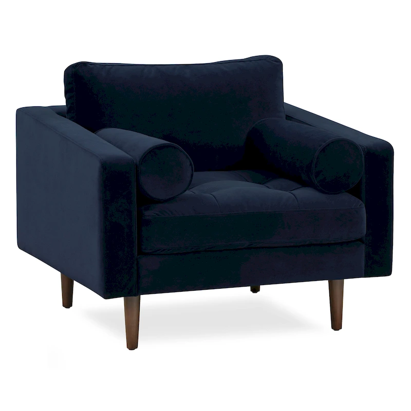 Poly & Bark Napa Fabric Lounge Chair