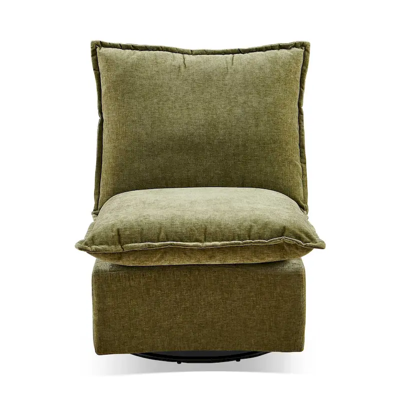 28.74  Chenille Upholstered 360 Swivel Rocking Chair