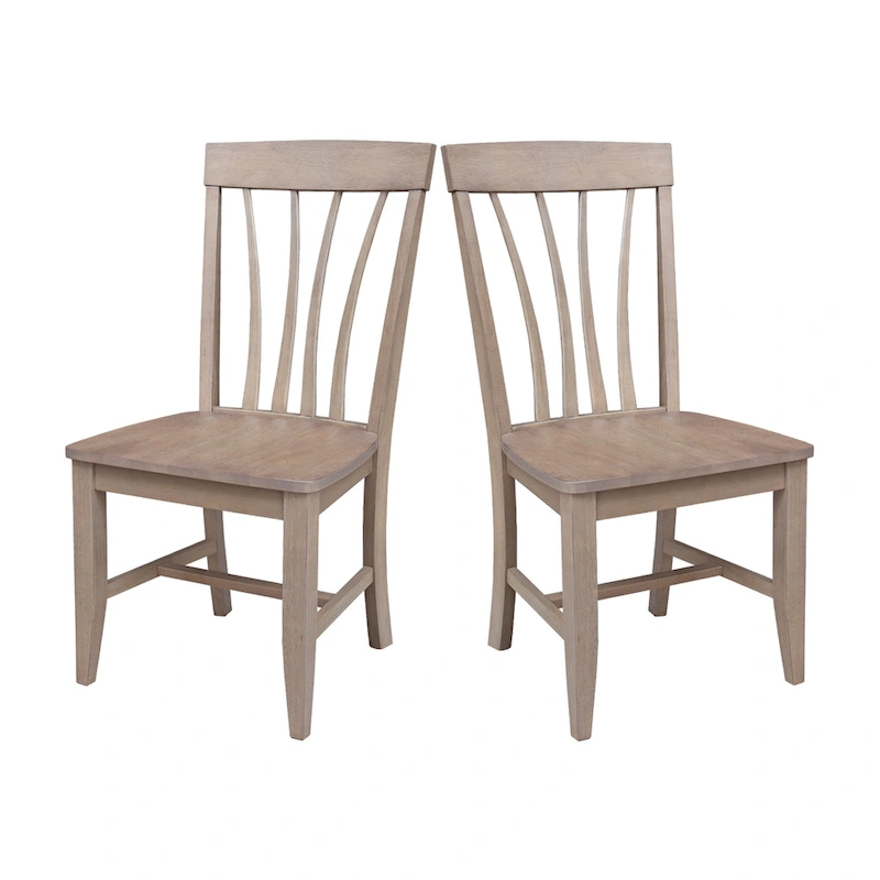 Soma Solid Wood Fanback Chairs Set of 2