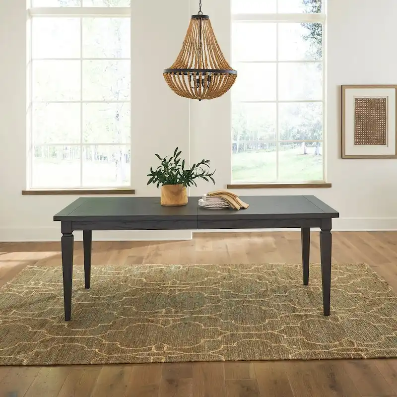 Caruso Heights Blackstone Rectangular Leg Table