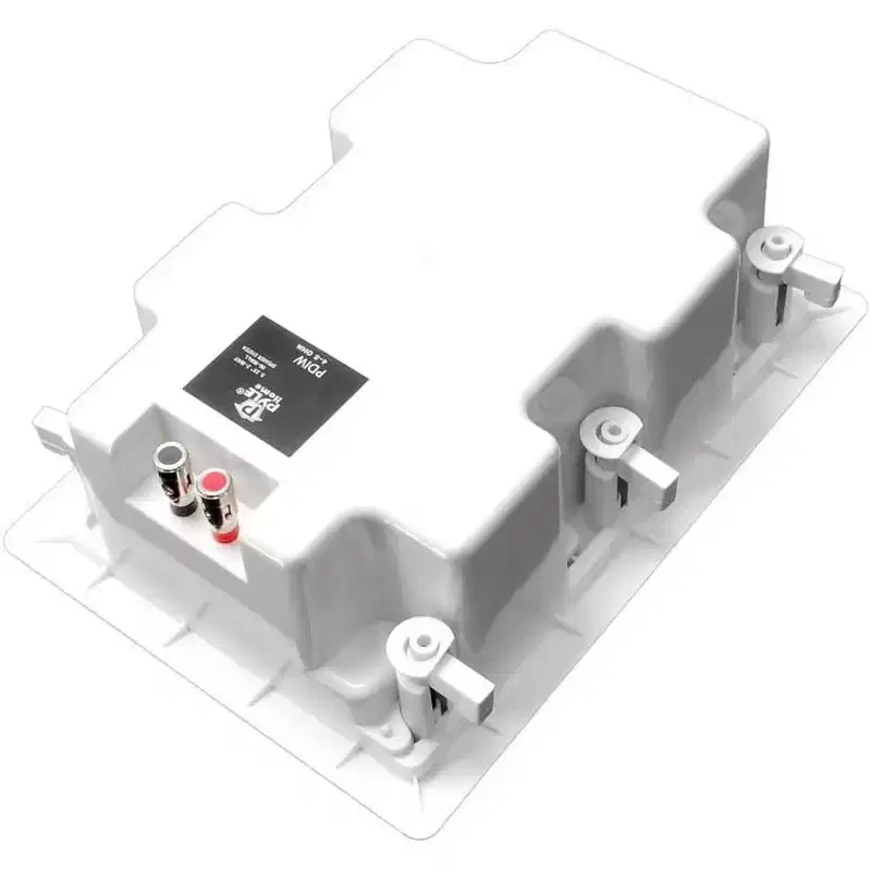 Enclosed Ceiling Wall Mount Speaker for Home Audio with High-Quality Sound, Easy Installation, White Finish