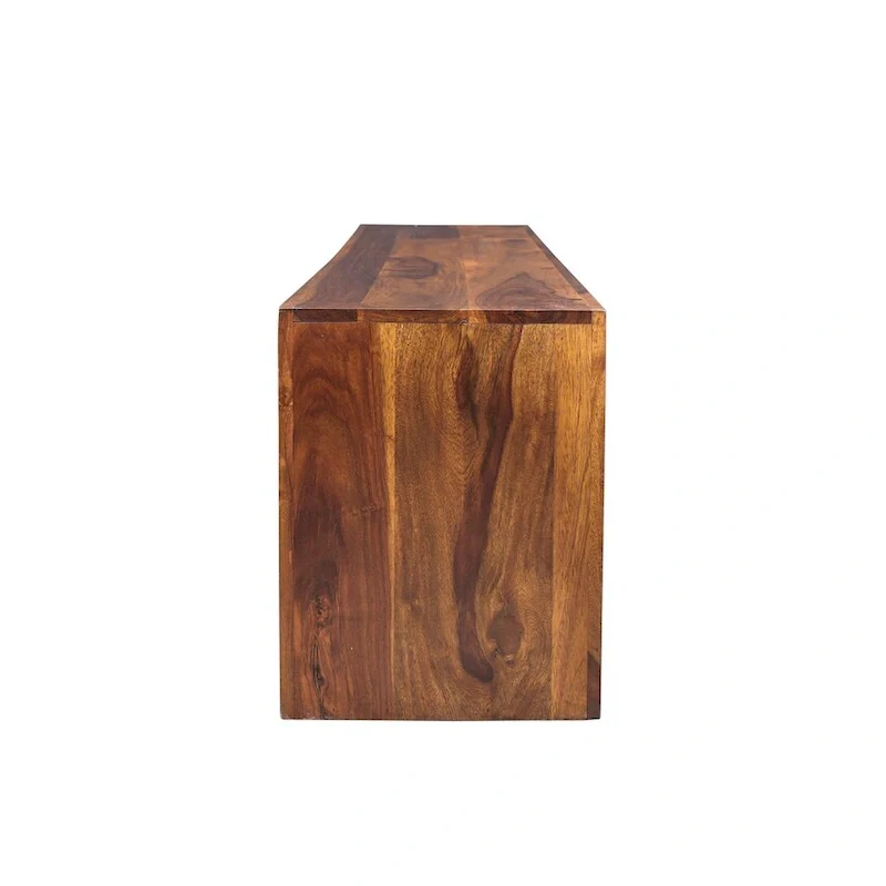 Timbergirl Handmade Solid Seesham Wood Bench (India)