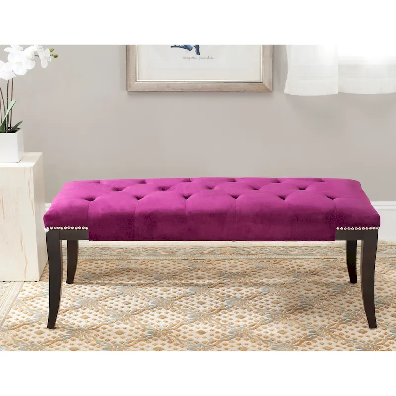 Tufted Nailhead Bench 48