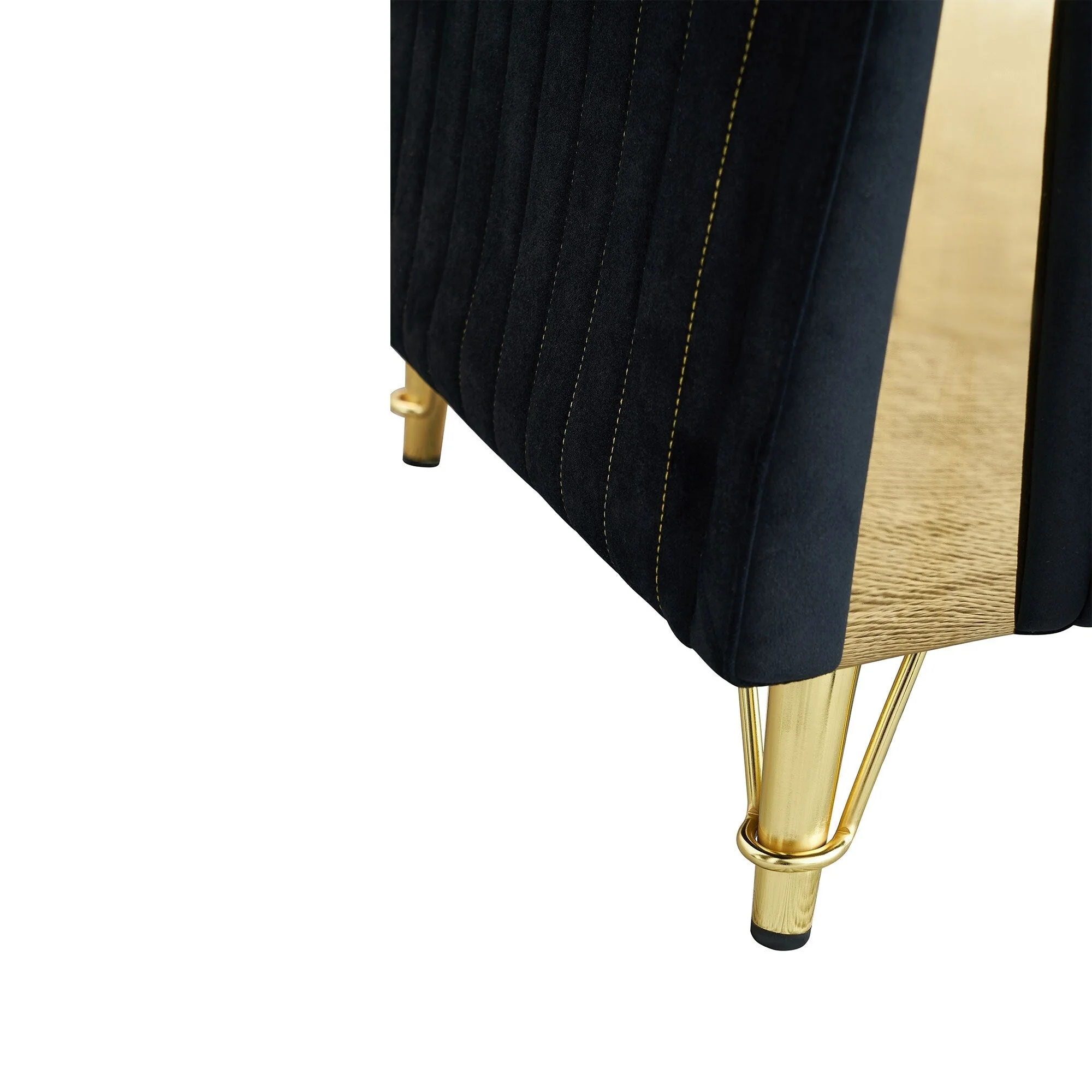 89 Velvet 3-Seater Sofa Sofa with Two Seat Cushions and Two Toss Pillows