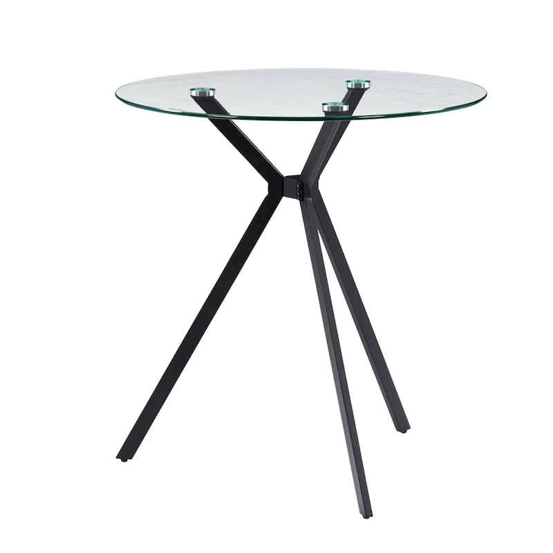 Eliana Glass Top Bistro Table