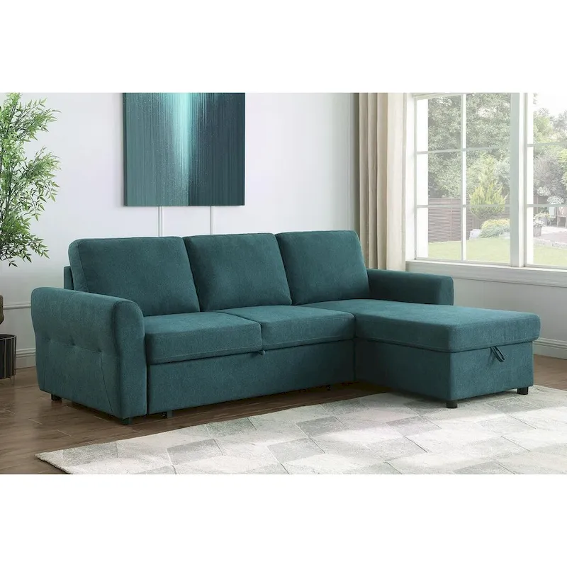 Sleeper Sofa Sectional with Storage