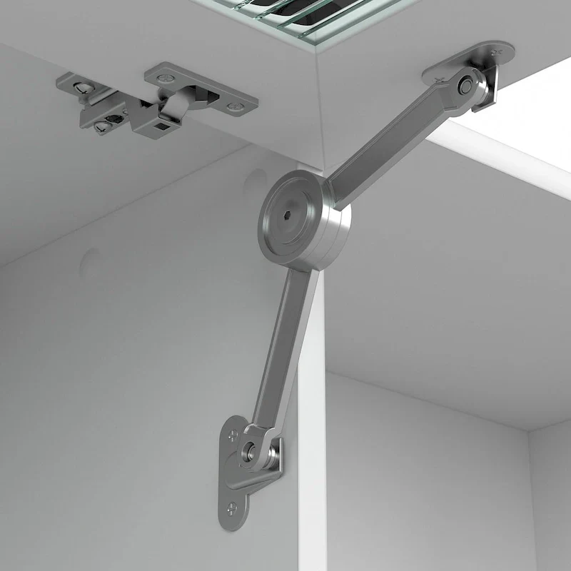 Ash Gray / Heather Gray / White / Modern Gray – Transitional Desk Hutch, 1-Person