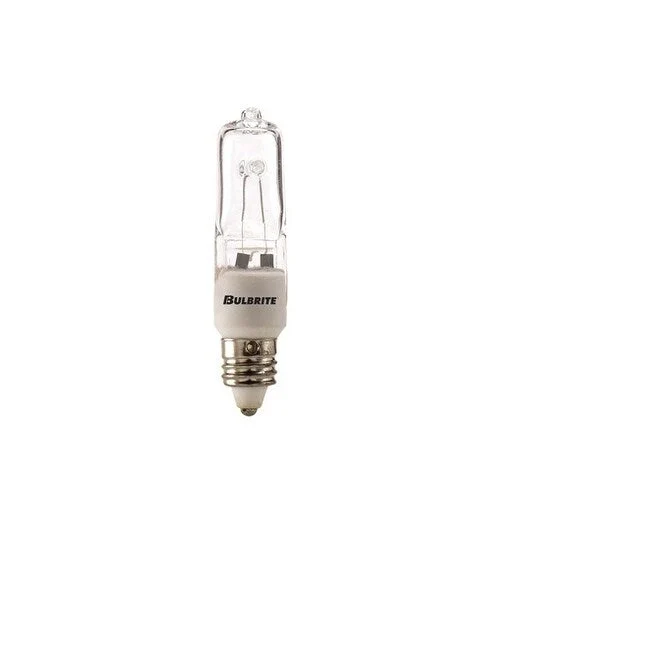 Bulbrite Pack of (5) Dimmable Clear T4 Mini-Candelabra (E11) Halogen Mini