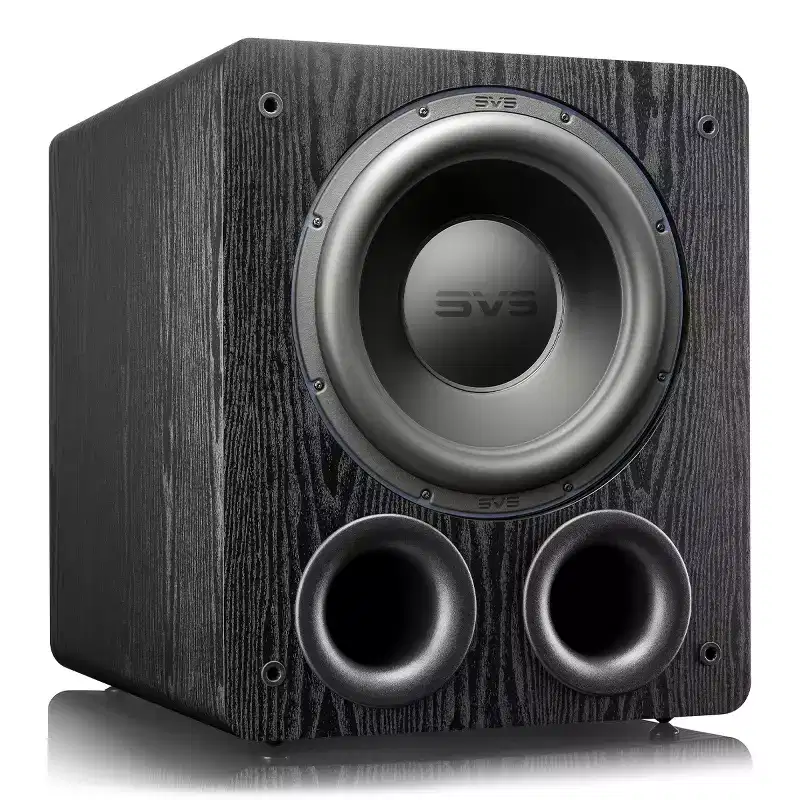 SVS PB-3000 13 Inch Ported Subwoofer with SoundPath Wireless Audio Adapter (Premium Black Ash)