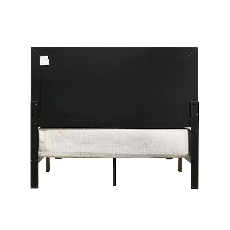 Furniture of America Greer Rustic Walnut Panel Wood Bed