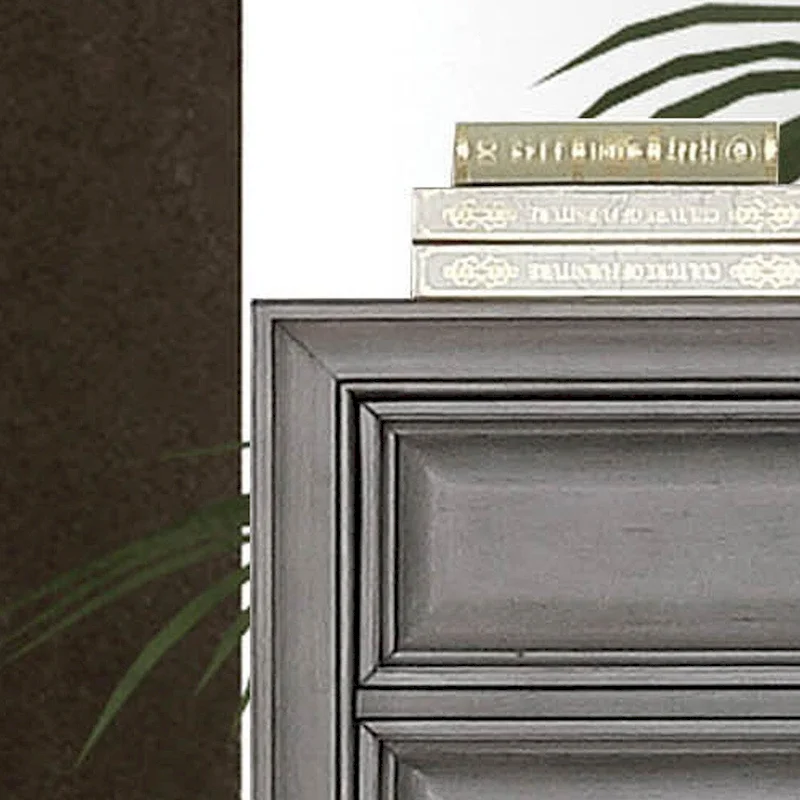 Oslo Transitional Solid Wood 5-Drawer Chest by Furniture of America