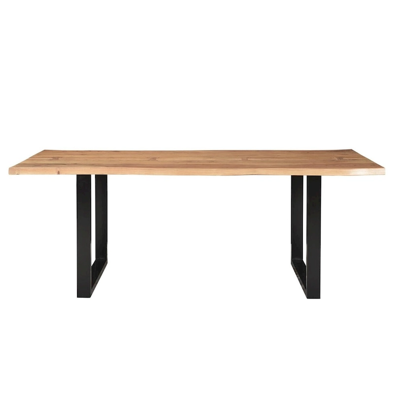 Athea Butterfly light acacia live Edge Dining Table - 96