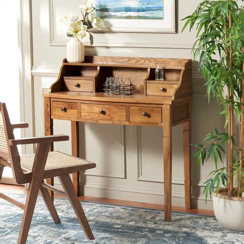 SAFAVIEH Leana 5-Drawer Work Office Writing Desk