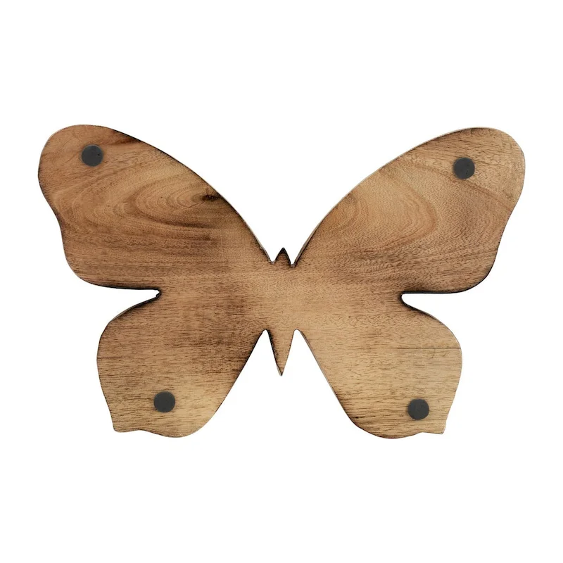 Sagebrook Home Wooden Butterfly Statue