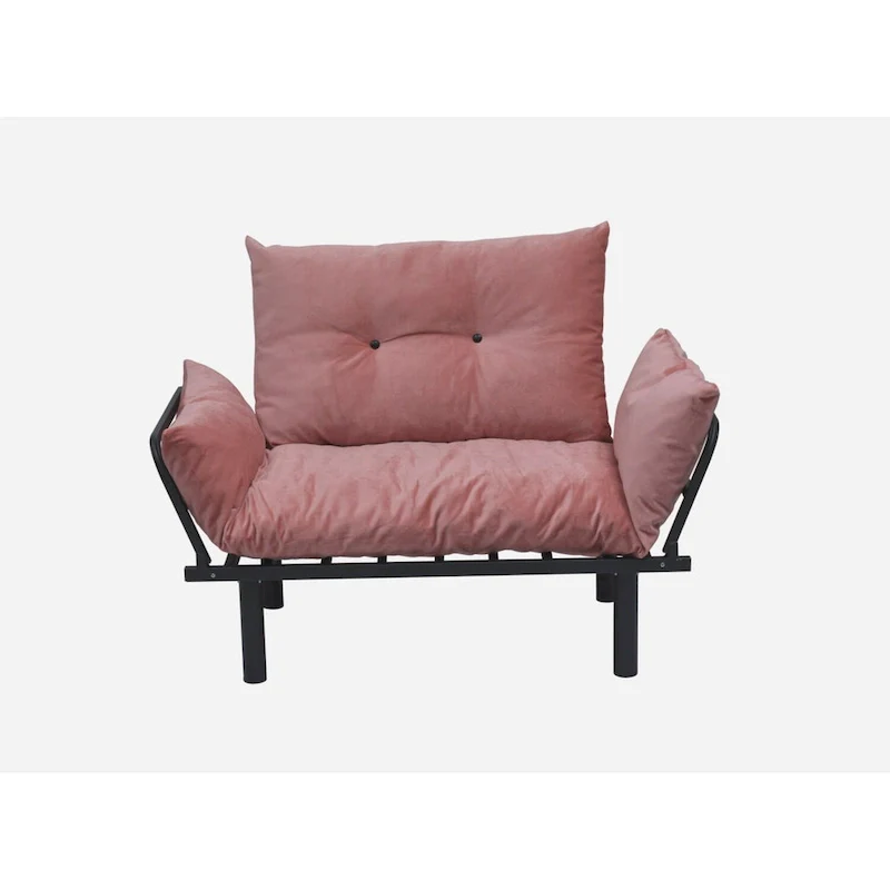 Sadio Metal Frame Loveseat With Removable Cushions