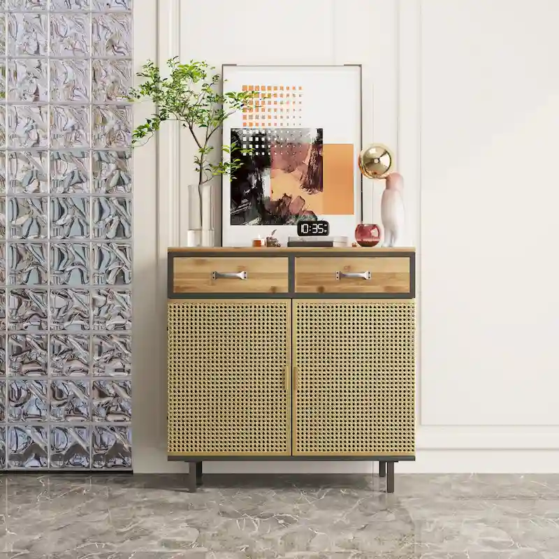 Modern Decor Sideboard with Drawers and Doors