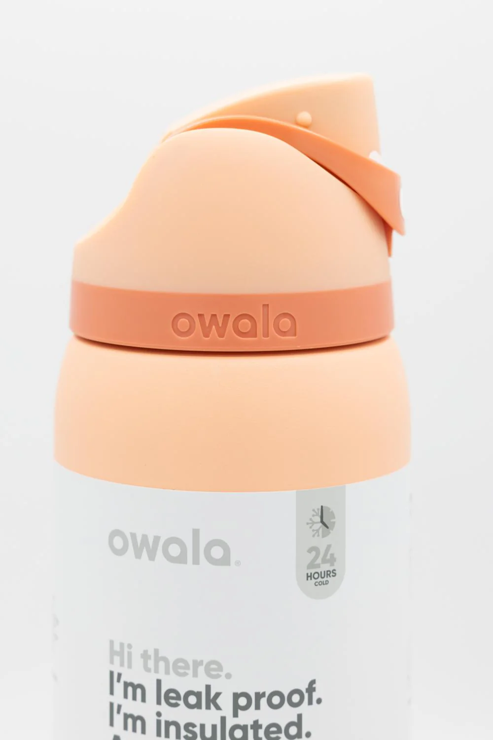 Owala FreeSip 32 oz Stainless Steel Water Bottle in Peach of Mind | C08289-PEACH OF MIND